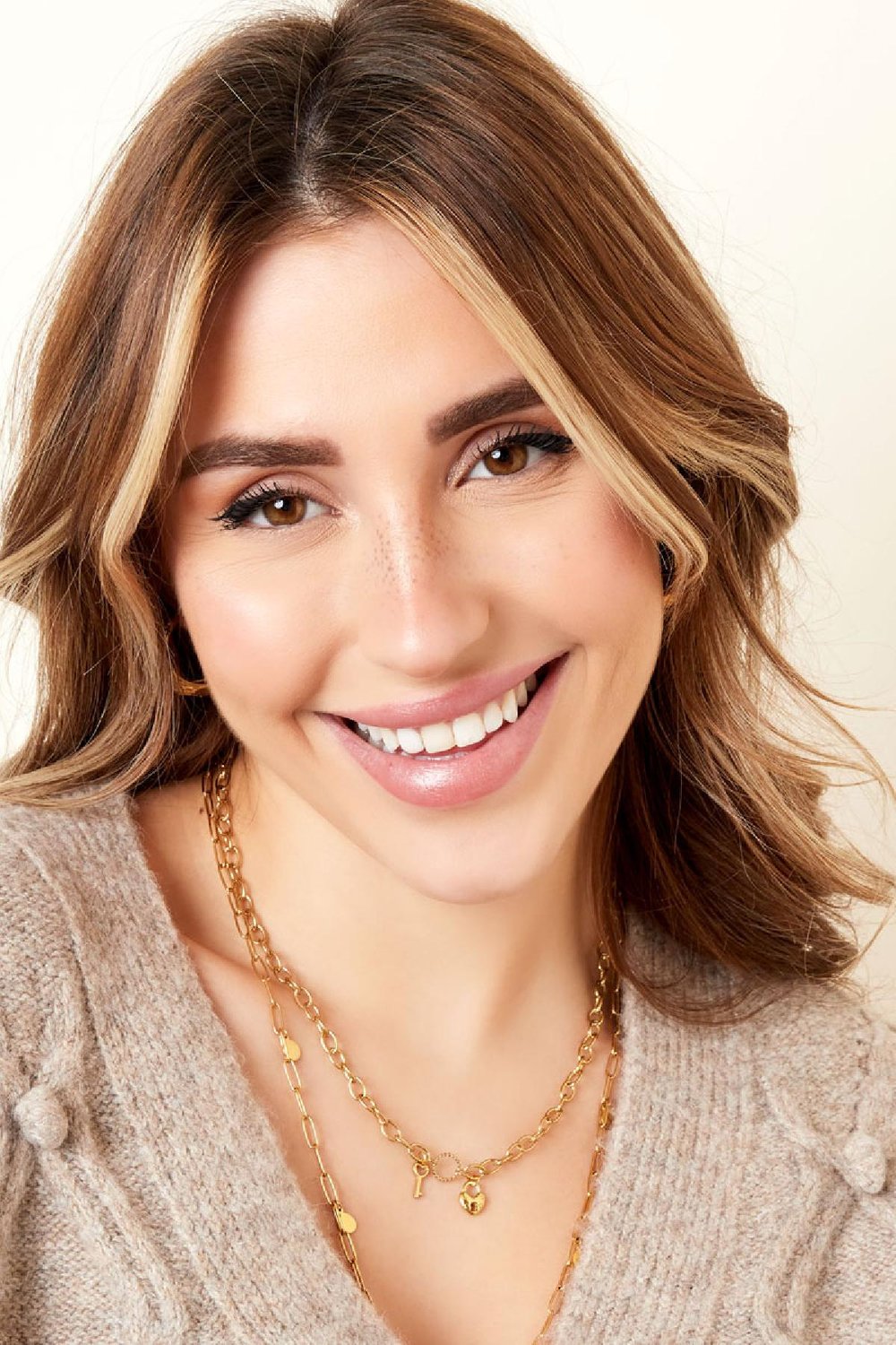 Chiave a catena e serratura Gold Stainless Steel h5Immagine4